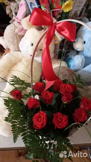 Корзина роз