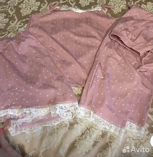 Розовая пижама 3в1