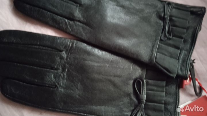 Перчатки женские натуральная кожа