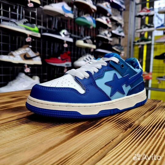 Кроссовки Bape SK8 Sta Low Blue