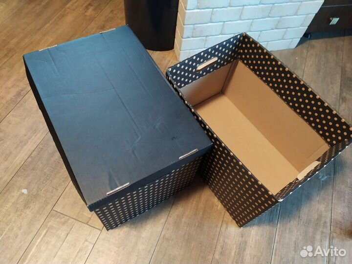 Коробки икеа Pingla, 57x37x36 см