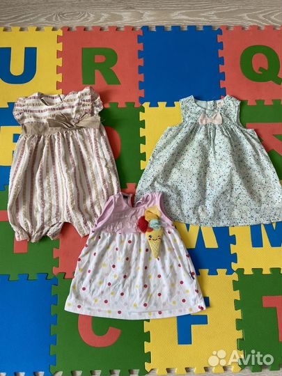 Одежда для девочки 68 74 пакетом