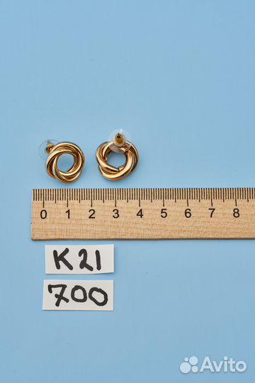 Винтажные клипсы. США. К21.А