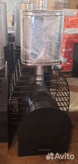 Печь для бани из трубы