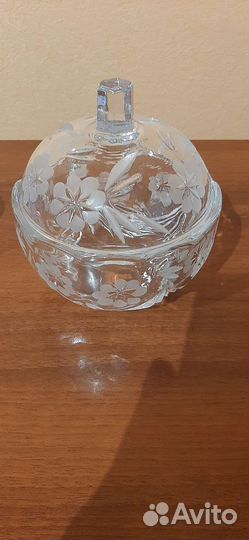 Ваза конфетница хрустальссср