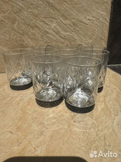Рюмки с металлическим дном