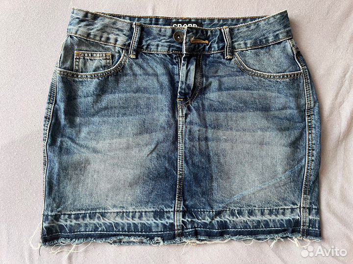 Юбка мини джинсовая