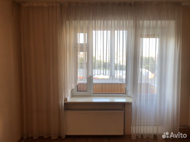 Тюль белый бу