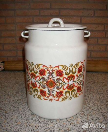Бидон эмалированный