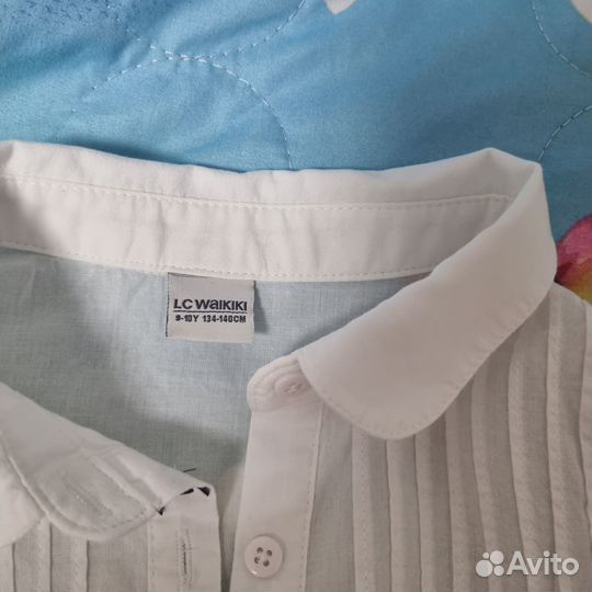 Школьная блузка р-р 134