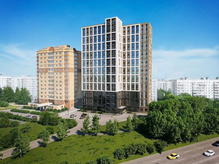 1-к. квартира, 42,4 м², 7/21 эт.