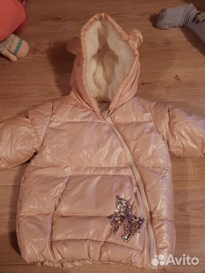 Куртки, комбинезоны 80 размер пакетом, цена за все