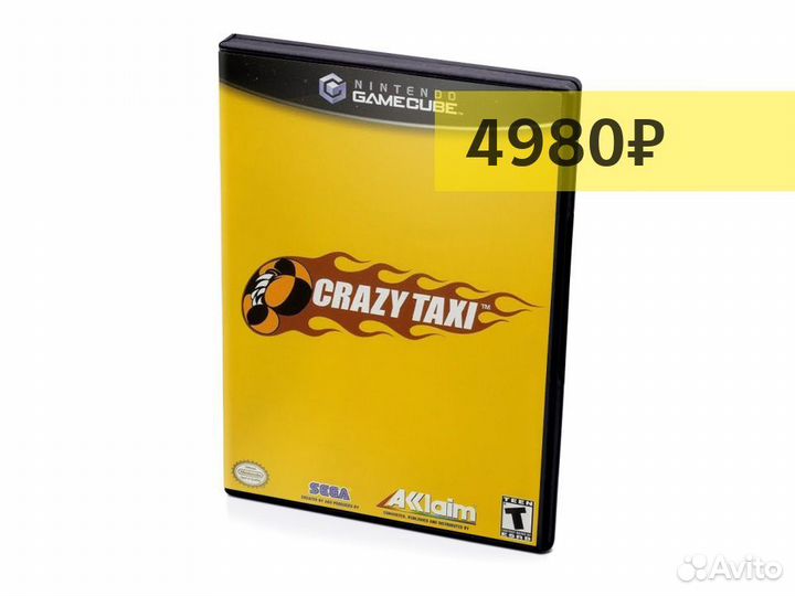 Crazy Taxi с инструкцией (GameCube)