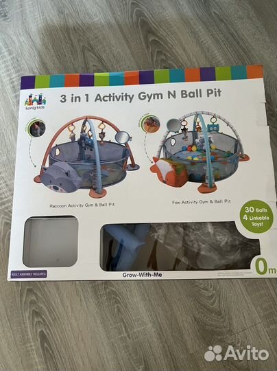 Развивающейся игровой коврик енотик koni kids