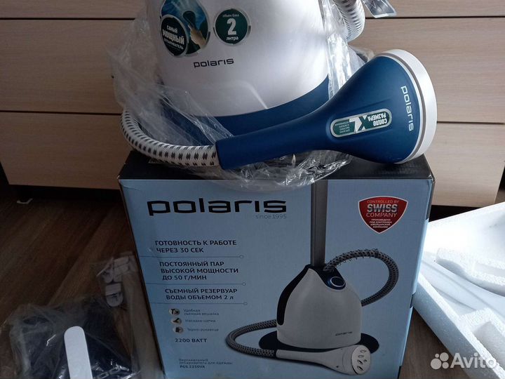 Отпариватель для одежды Polaris pgs2230va,новый