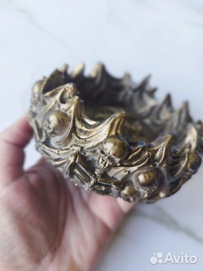 Пепельница из гипса