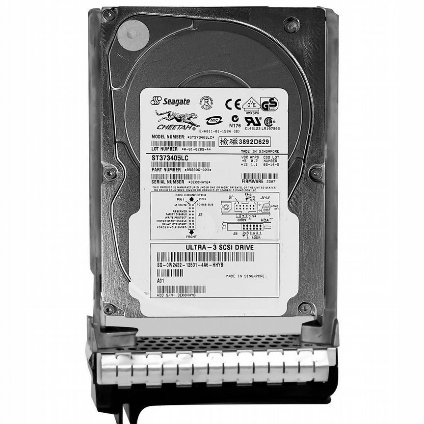 [W2432] Жесткий Диск Dell 73,9gb U320scsi 3.5" Hdd W2432