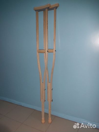 Костыли подмышечные деревянные