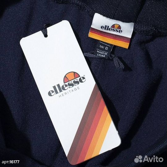 Спортивные штаны ellesse зауженные на флисе теплые 40(XXS)
