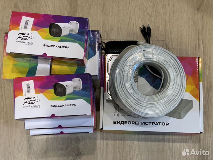 Комплект видеонаблюденияна 6 камер