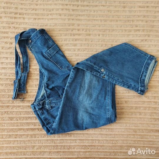Джинсовый комбинезон для беременных 54 56р