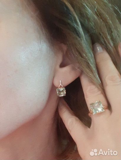 Серьги кольцо