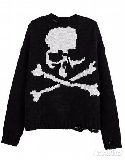 Mastermind World Knitted Skull Jumper
