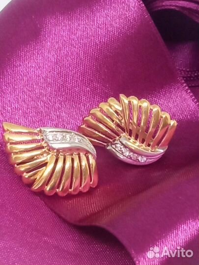 Золотые серьги