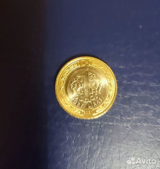 Продам турецкую юбилейную лиру