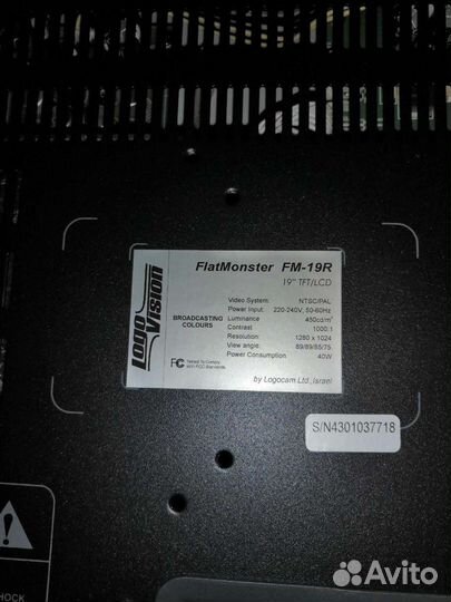 Монитор logovision FM-19R