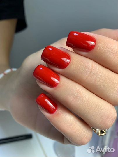 Маникюр, укрепление гелем, наращивание