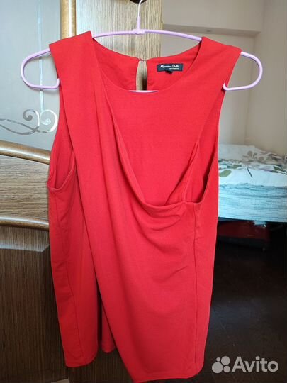 Красный женский топ Massimo Dutti (размер L)