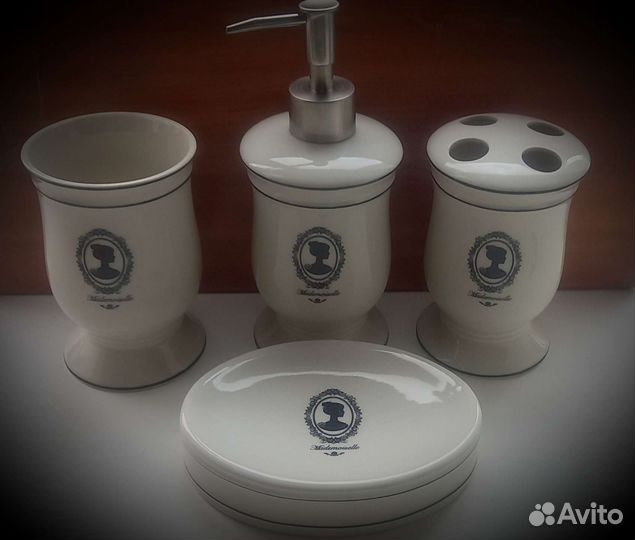 Набор для ванной керамика мадам блэк