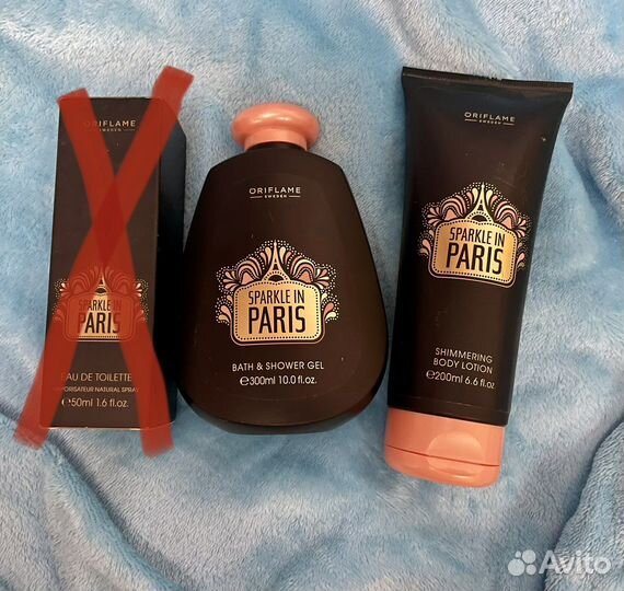 Sparkle in Paris гель для душа + лосьон для тела