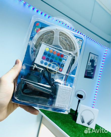 Светодиодная лента RGB 5 метров