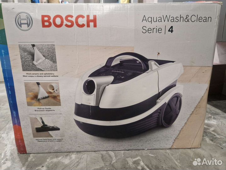 Моющий пылесос bosch 4 series akva