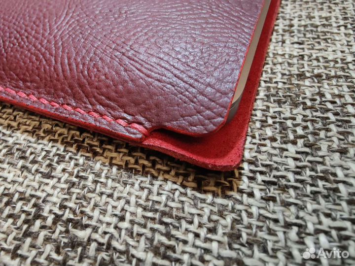 Чехол на Макбук Macbook 13 кожаный handmade