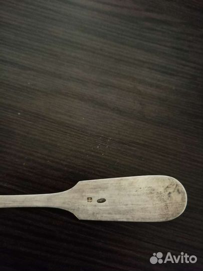 Ложка антикварная ютф и малая ложечка