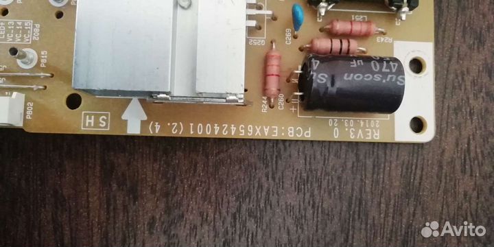 Плата (блок) питания телевизор LG
