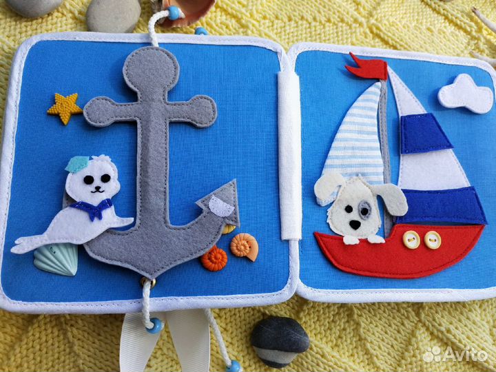 Развивающая книжка из фетра