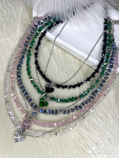 Чокеры и серьги