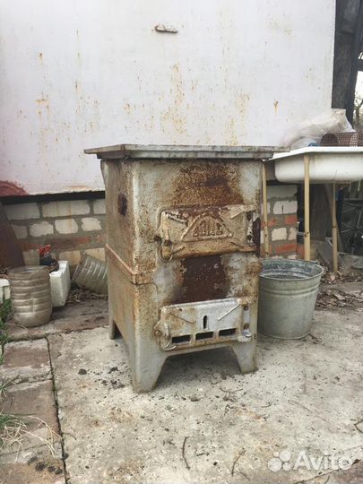 Печь буржуйка чугунная СССР