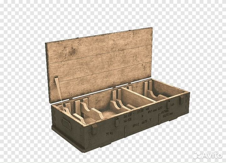 Деревянный ящик для снарядов