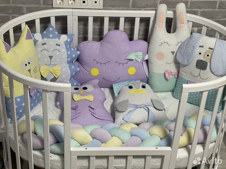 Бортики в кроватку