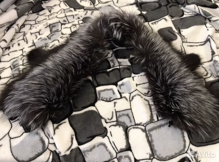 Воротник чернобурка