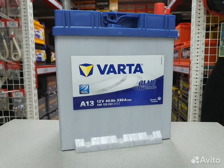 Аккумулятор Varta (Варта) 40Ah 330A (бортик) обрат