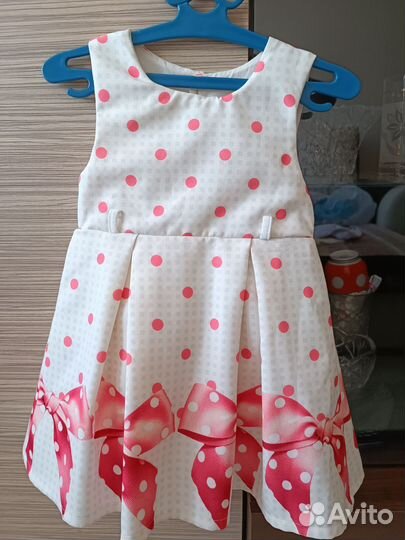 Платье для девочки 92