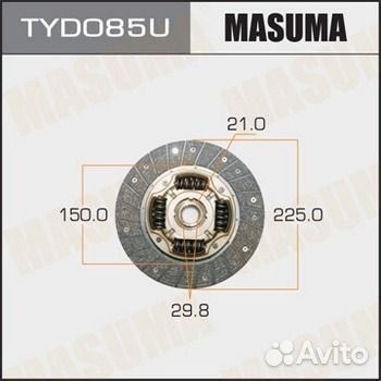 Диск сцепления TYD085U Masuma