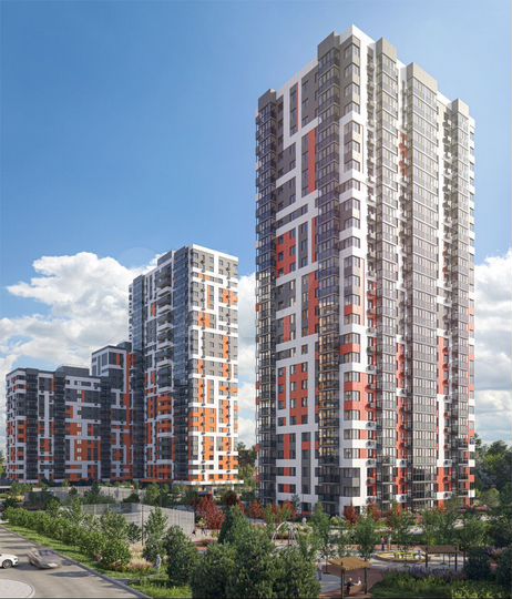 2-к. квартира, 78,4 м², 21/25 эт.