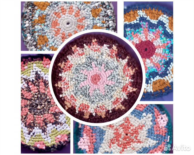 Вязаные коврики для дома Подстилка для собак